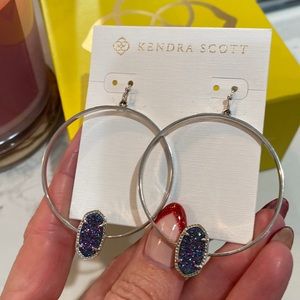 NWT Kendra Scott Elora Druzy Multi Earrings